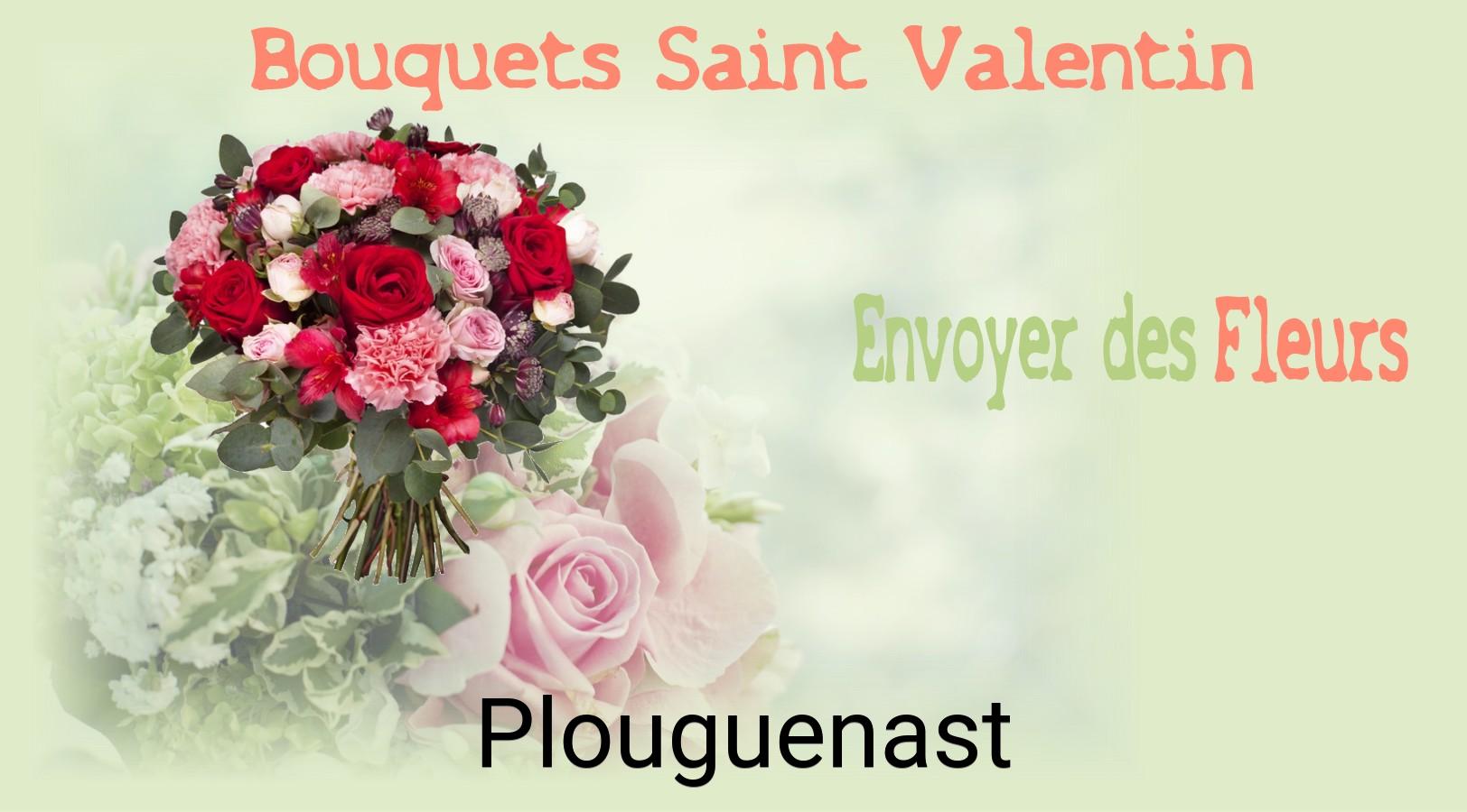 Roses de Saint-Valentin livrées à Plouguenast